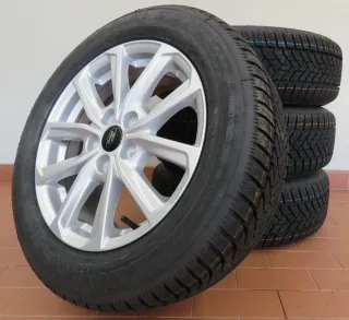 Winterräder Satz Ford Focus ab 2018 DUNLOP WiSpo5   205 60 16 92H Alu RDKS silb - Bild 1