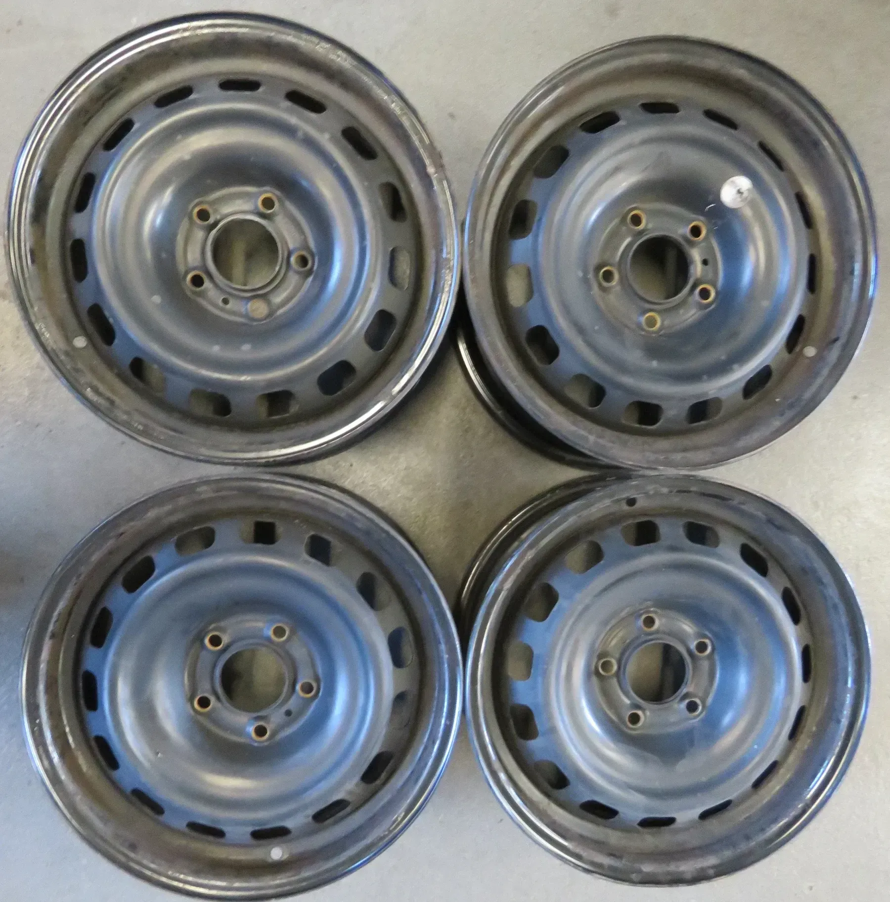 SATZ Stahlfelgen PEUGEOT 308 2013-2021 6,5x15" ET42 LK5x108 ML65 gebr 9670802780 - Bild 1