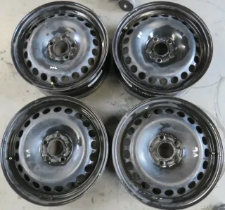 SATZ Stahlfelgen Ford S-Max Galaxy 2006-2015 6,5x16" ET50 LK5x108 ML63,3 gebr - Bild 1